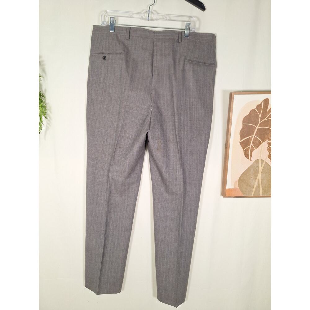 Vintage Cricketeer Men's Gray Pinstripe 2 Piece Suit Jacket/Pants - Picture 6 of 7